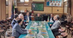 Sepah 3 300x155 - دیدار اعضای شورای اسلامی و شهردار با فرمانده جدید سپاه گنبدکاووس+عکس