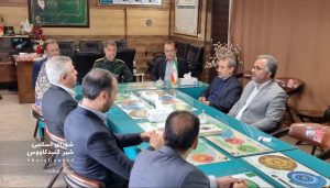 Sepah 4 300x171 - دیدار اعضای شورای اسلامی و شهردار با فرمانده جدید سپاه گنبدکاووس+عکس