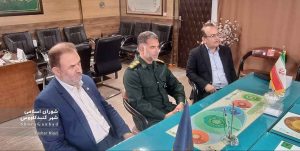 Sepah 7 300x151 - دیدار اعضای شورای اسلامی و شهردار با فرمانده جدید سپاه گنبدکاووس+عکس