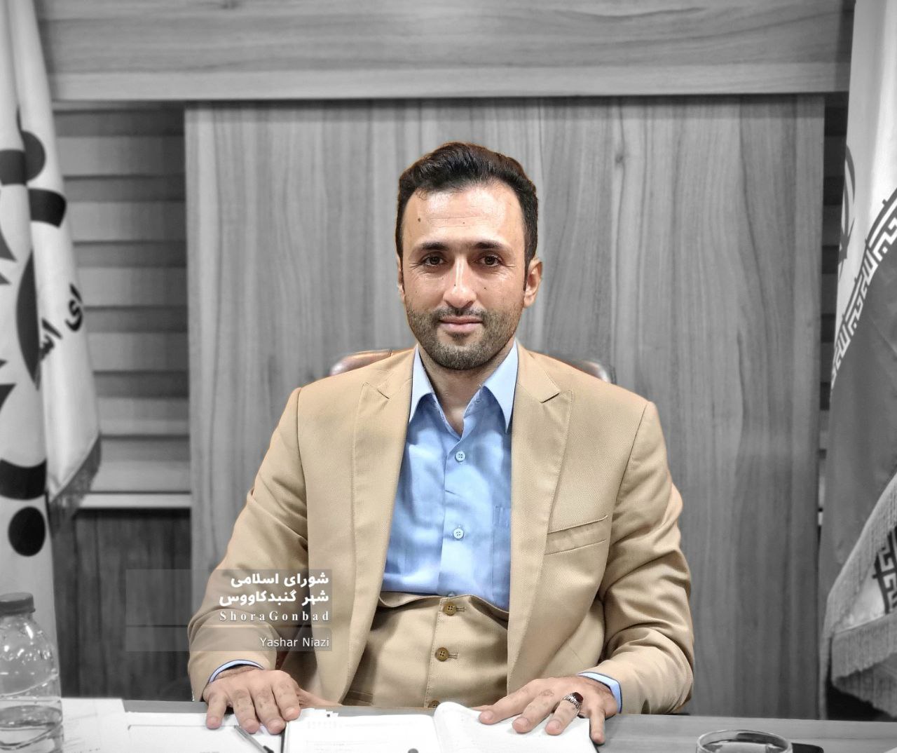 حسام محمدی منشی هیئت رئیسه و سخنگوی شورای اسلامی شهر گنبدکاووس شد