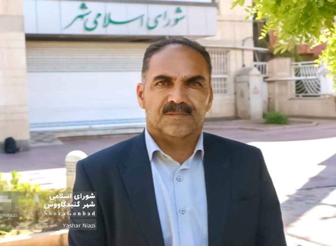 ناصر بارانی، رئیس جدید شورای اسلامی شهر گنبدکاووس شد